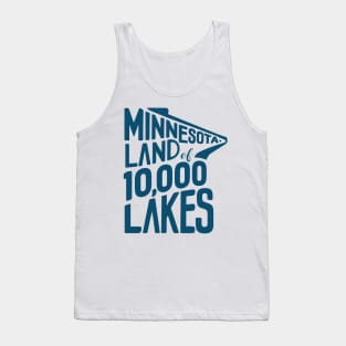 Minnesota Land of 10,000 Lakes Tank Top